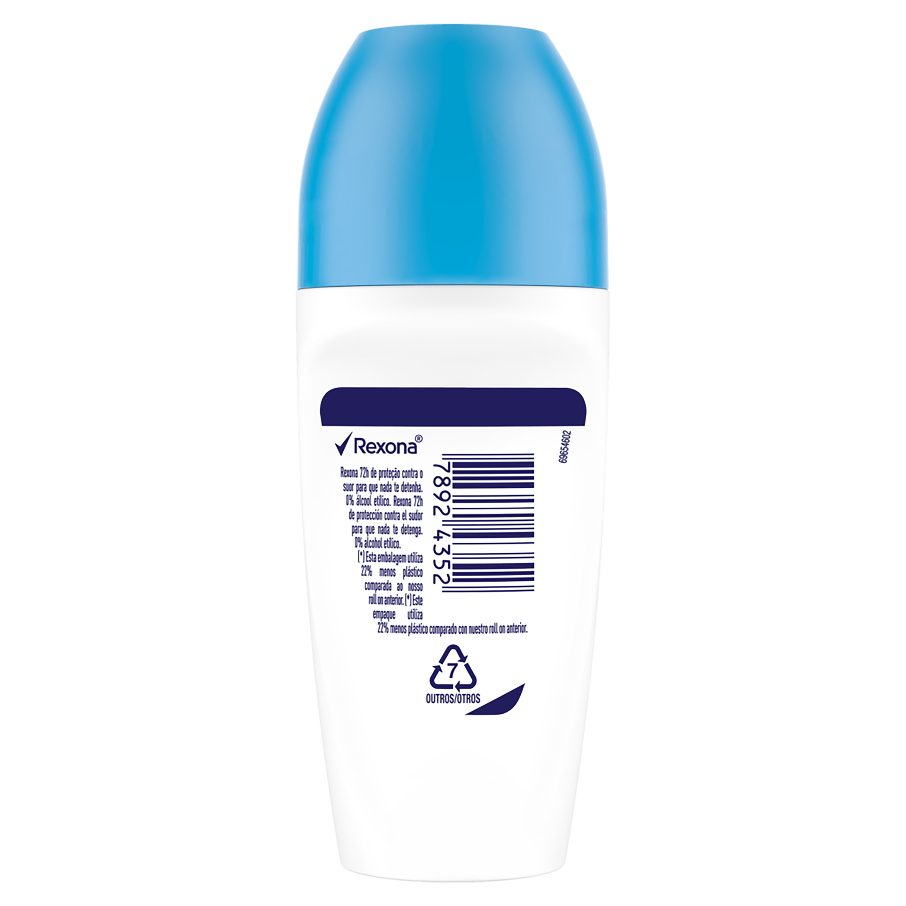 Desodorante Roll-On Cotton Dry Rexona 50ml